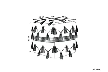 Youness Sittepuff 50x50 cm - Beige - Møbler - Stoler - Krakk - Puff