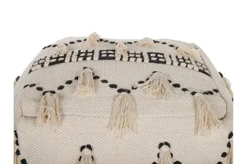 Youness Sittepuff 50x50 cm - Beige - Møbler - Stoler - Krakk - Puff