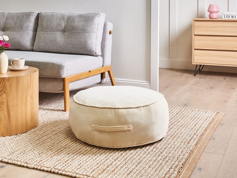 Puff Yulle - Lys beige - Møbler - Stoler - Krakk - Puff