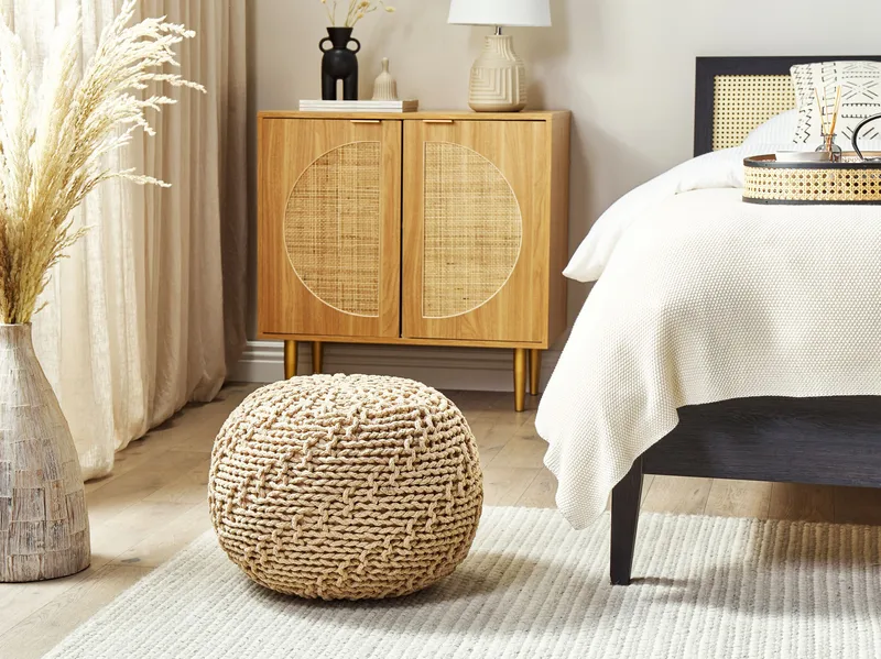 Puff Priene - Beige - Møbler - Stoler - Krakk - Puff
