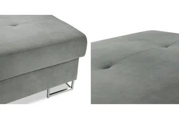 Reginia Fotskammel 104 cm - Grå - Møbler - Stoler - Krakk - Fotskammel