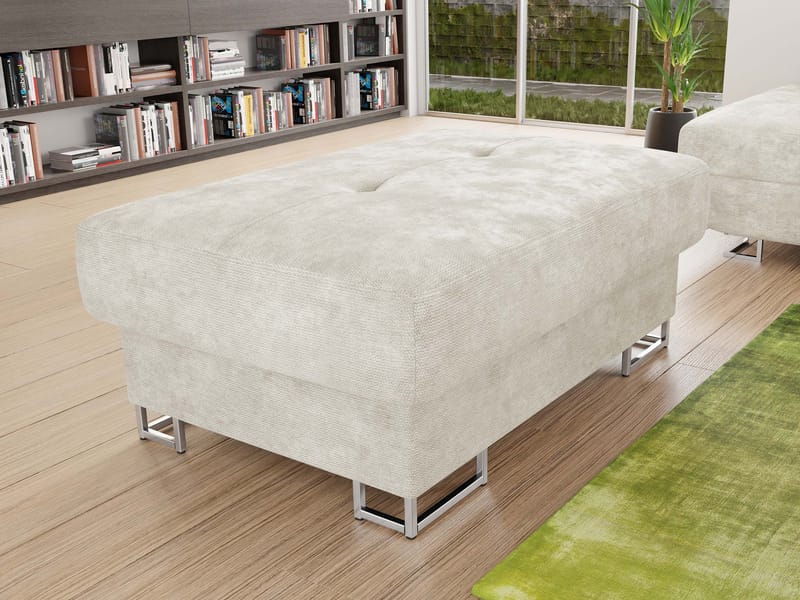 Reginia Fotskammel - beige - Møbler - Stoler - Krakk - Puff