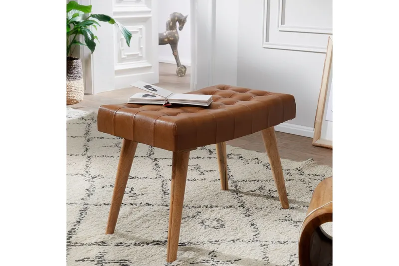 Rimantas Sittepuff - Brun - Møbler - Stoler - Krakk