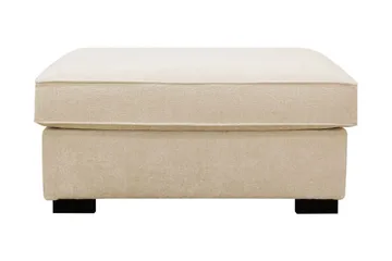 Rossita Fotskammel i chenille - Beige - Møbler - Stoler - Krakk - Fotskammel