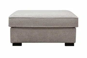 Rossita Fotskammel i chenille - Grå/Brun - Møbler - Stoler - Krakk - Fotskammel