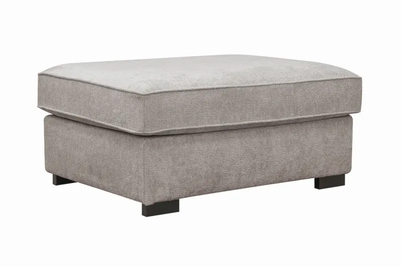 Rossita Fotskammel i chenille, Grå/Brun