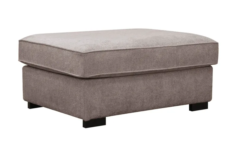 Rossita Fotskammel i chenille, Grå/Brun