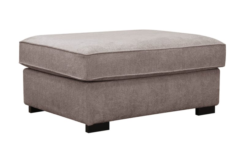 Rossita Fotskammel i chenille, Grå/Brun