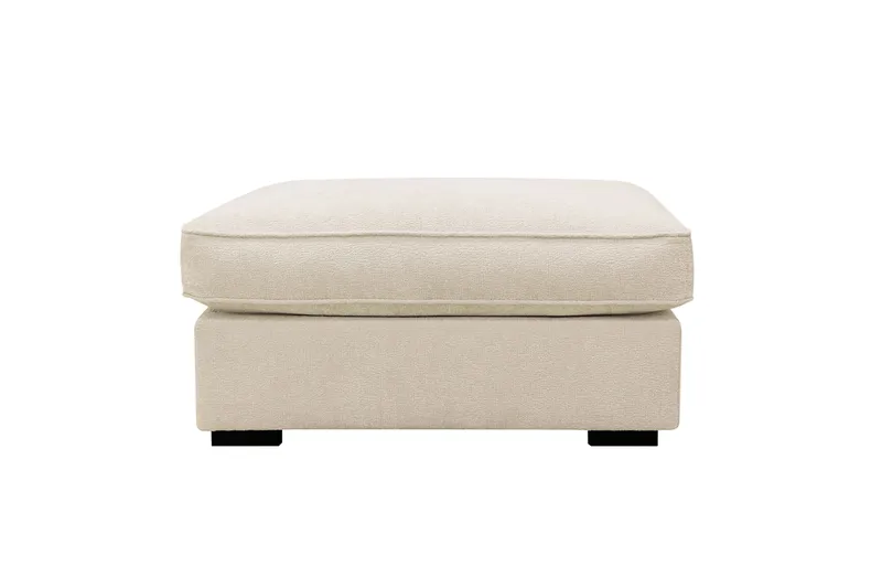 Rossita lyx Fotskammel - Beige Chenille - Møbler - Stoler - Krakk - Fotskammel