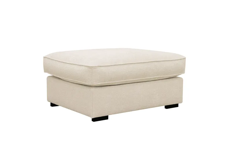 Rossita lyx Fotskammel - Beige Chenille - Møbler - Stoler - Krakk - Fotskammel