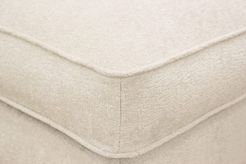 Rossita lyx Fotskammel - Beige Chenille - Møbler - Stoler - Krakk - Fotskammel