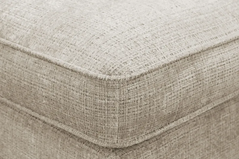 Rossita lyx Fotskammel - Beige Chenille - Møbler - Stoler - Krakk - Fotskammel