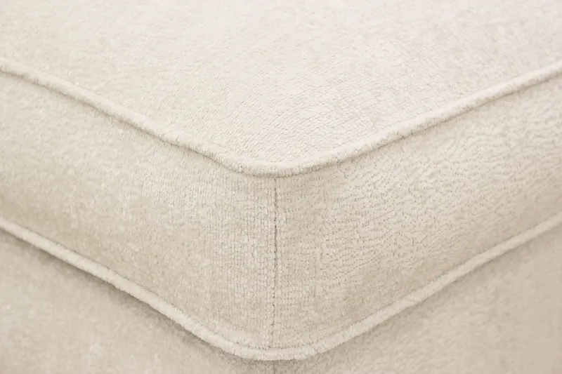 Rossita lyx Fotskammel - Beige Chenille - Møbler - Stoler - Krakk - Fotskammel