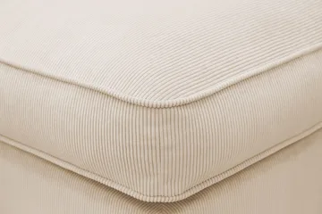 Rossita lyx Fotskammel - Beige Kordfløyel - Møbler - Stoler - Krakk - Fotskammel