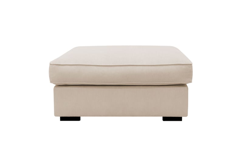 Rossita lyx Fotskammel - Beige Kordfløyel - Møbler - Stoler - Krakk - Fotskammel