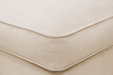 Rossita lyx Fotskammel - Beige Kordfløyel - Møbler - Stoler - Krakk - Fotskammel