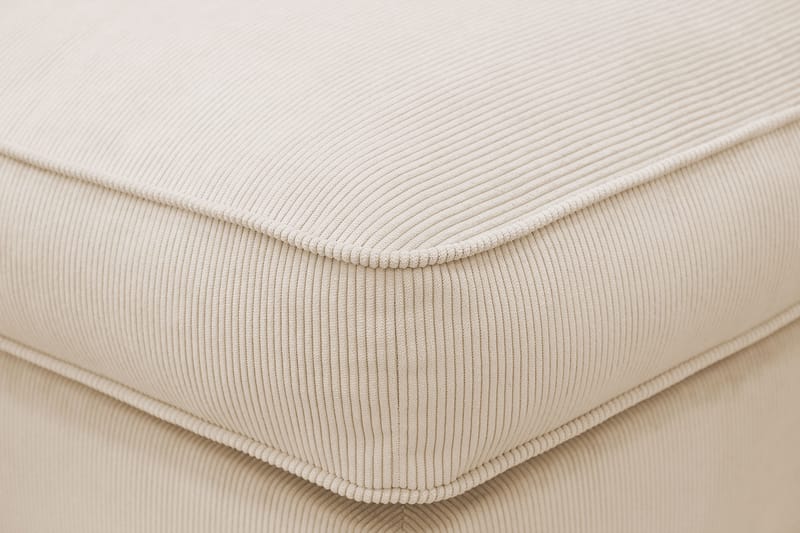 Rossita lyx Fotskammel - Beige Kordfløyel - Møbler - Stoler - Krakk - Fotskammel