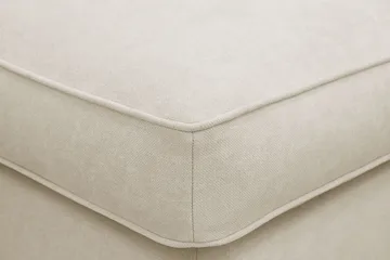 Rossita lyx Fotskammel - Beige Stoff - Møbler - Stoler - Krakk - Fotskammel