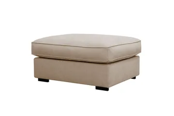 Rossita lyx Fotskammel - Beige Stoff - Møbler - Stoler - Krakk - Fotskammel