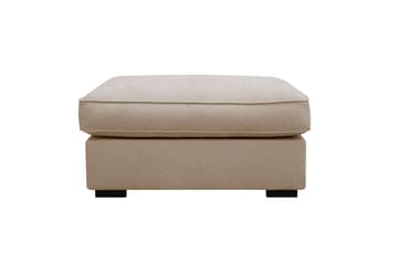 Rossita lyx Fotskammel - Beige Stoff - Møbler - Stoler - Krakk - Fotskammel