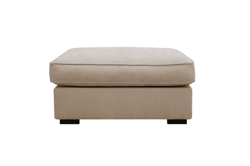 Rossita lyx Fotskammel - Beige Stoff - Møbler - Stoler - Krakk - Fotskammel