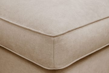 Rossita lyx Fotskammel - Beige Stoff - Møbler - Stoler - Krakk - Fotskammel