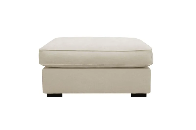 Rossita lyx Fotskammel - Beige Stoff - Møbler - Stoler - Krakk - Fotskammel