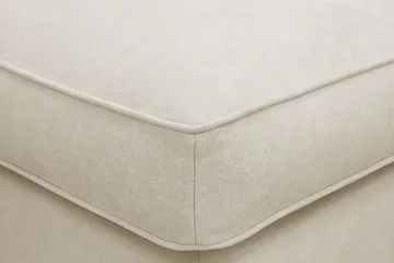 Rossita lyx Fotskammel - Beige Stoff - Møbler - Stoler - Krakk - Fotskammel