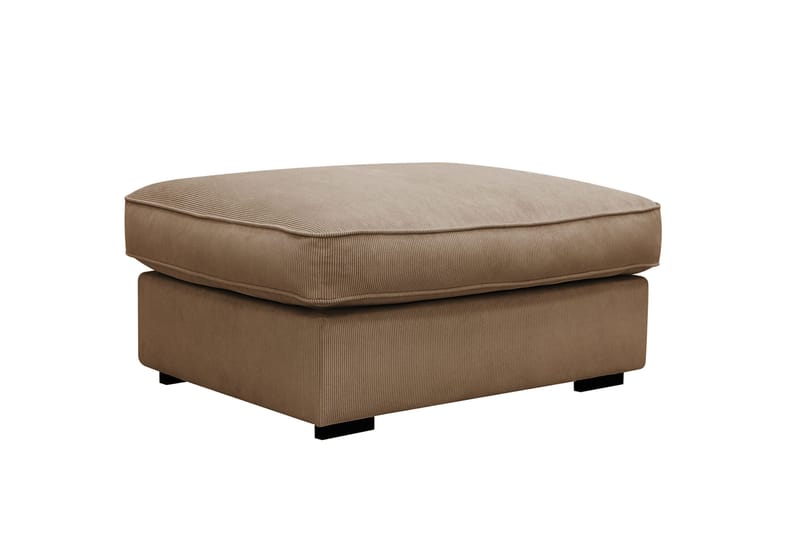 Rossita lyx Fotskammel, Brun Kordfløyel