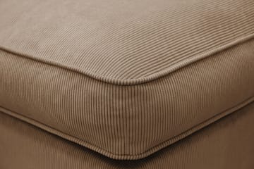 Rossita lyx Fotskammel - Brun Kordfløyel - Møbler - Stoler - Krakk - Fotskammel