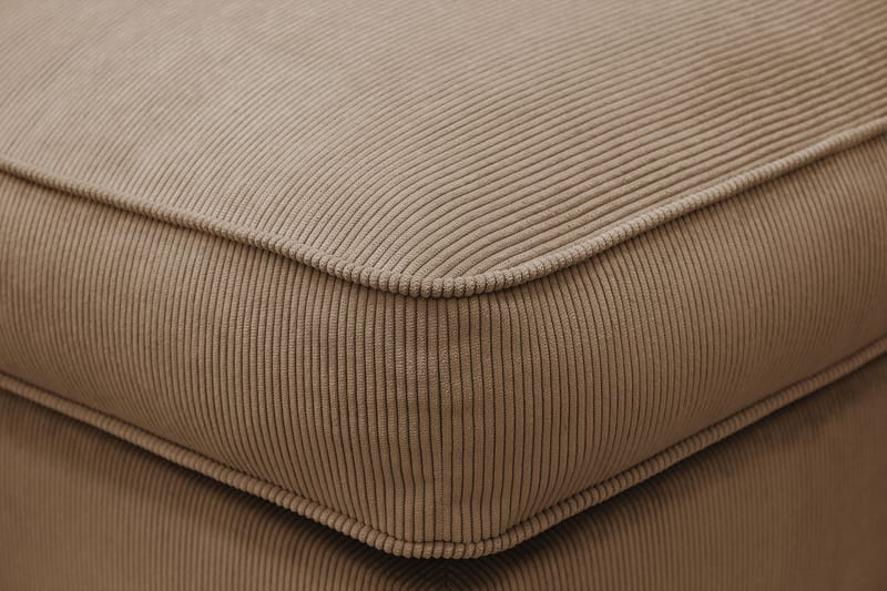 Rossita lyx Fotskammel - Brun Kordfløyel - Møbler - Stoler - Krakk - Fotskammel