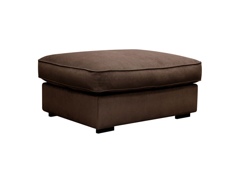 Rossita lyx Fotskammel - Brun Kordfløyel - Møbler - Stoler - Krakk - Fotskammel