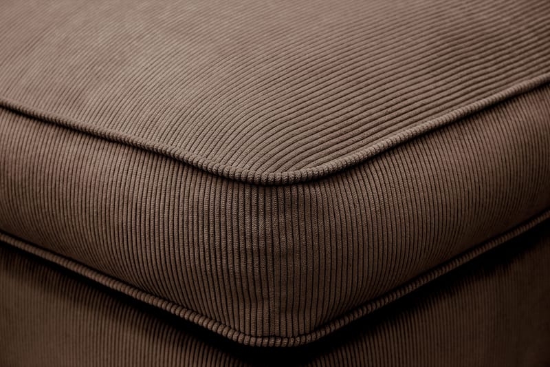 Rossita lyx Fotskammel - Brun Kordfløyel - Møbler - Stoler - Krakk - Fotskammel