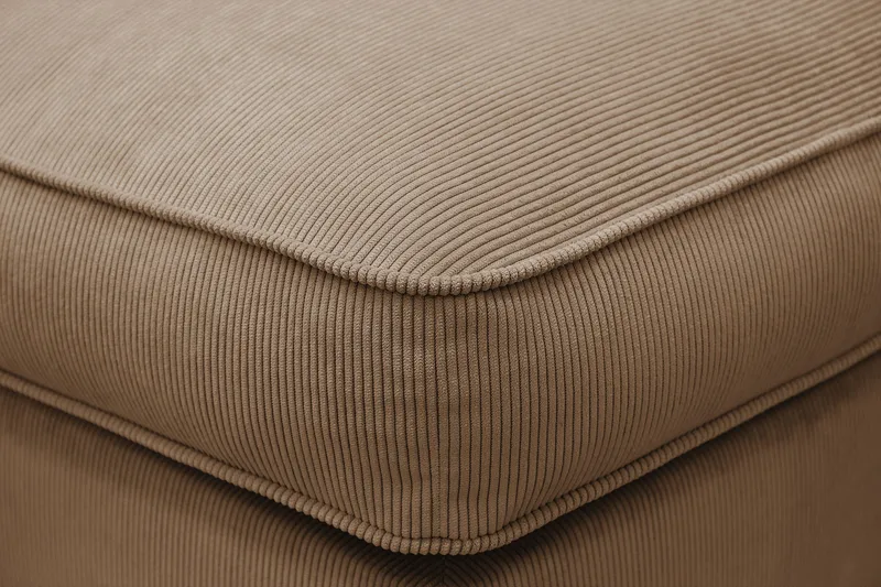 Rossita lyx Fotskammel - Brun Kordfløyel - Møbler - Stoler - Krakk - Fotskammel