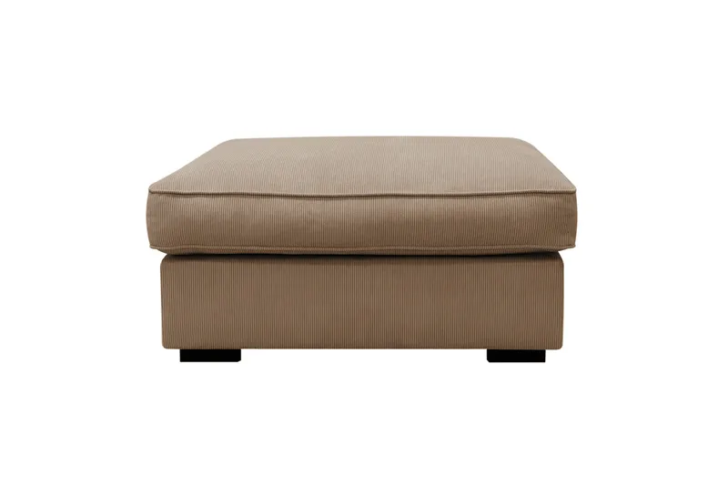 Rossita lyx Fotskammel - Brun Kordfløyel - Møbler - Stoler - Krakk - Fotskammel