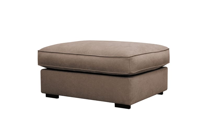 Rossita lyx Fotskammel - Brun Stoff - Møbler - Stoler - Krakk - Fotskammel