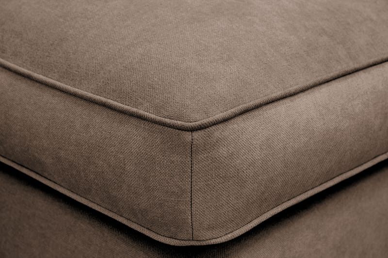 Rossita lyx Fotskammel - Brun Stoff - Møbler - Stoler - Krakk - Fotskammel