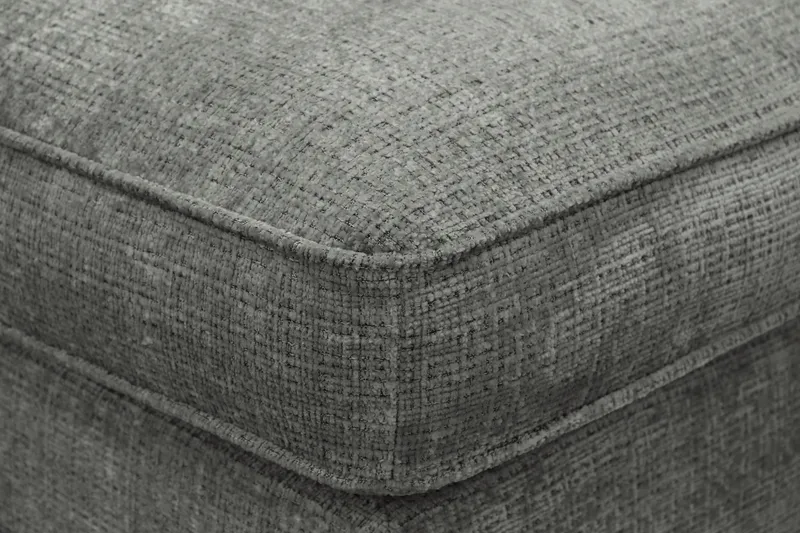 Rossita lyx Fotskammel - Grå Chenille - Møbler - Stoler - Krakk - Fotskammel