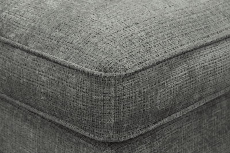 Rossita lyx Fotskammel - Grå Chenille - Møbler - Stoler - Krakk - Fotskammel