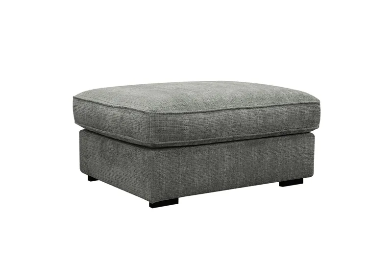 Rossita lyx Fotskammel, Grå Chenille