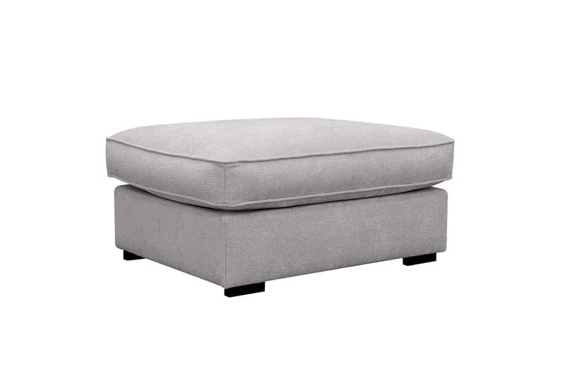 Rossita lyx Fotskammel - Grå Chenille - Møbler - Stoler - Krakk - Fotskammel