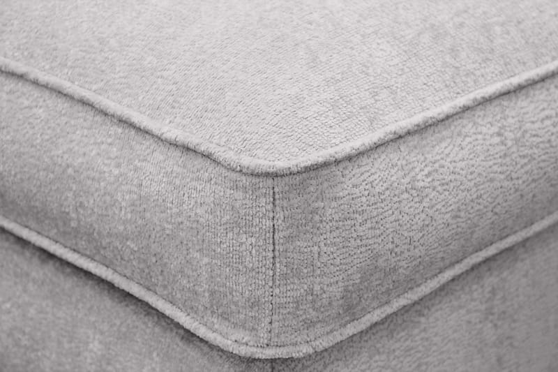 Rossita lyx Fotskammel - Grå Chenille - Møbler - Stoler - Krakk - Fotskammel