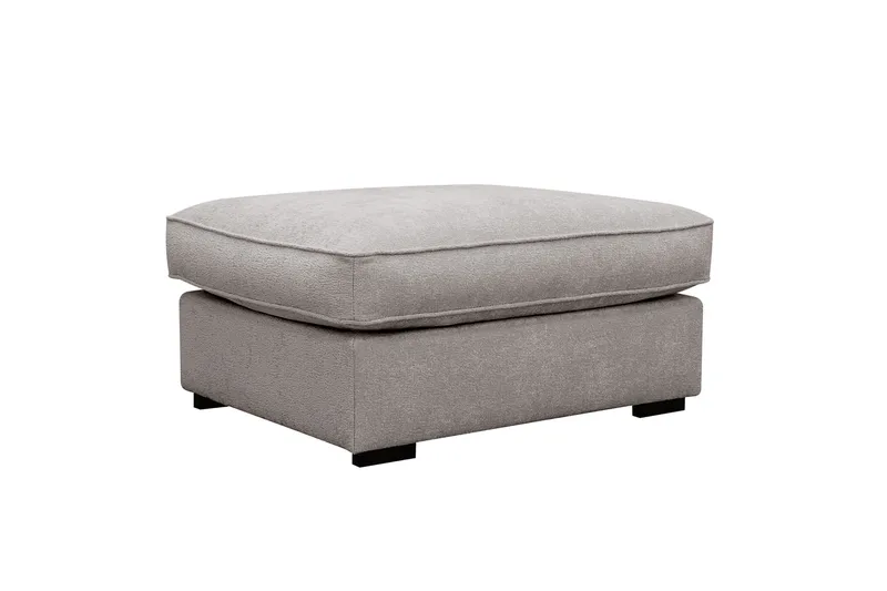 Rossita lyx Fotskammel, Grå/Brun Chenille