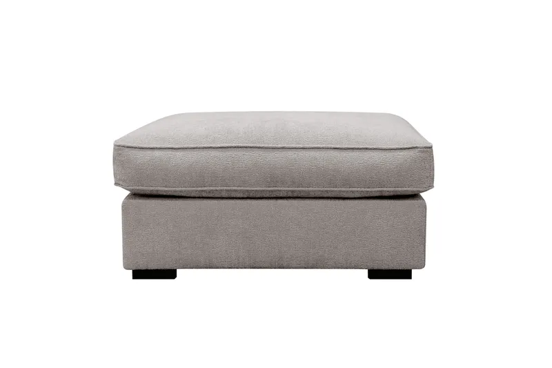 Rossita lyx Fotskammel - Grå/Brun Chenille - Møbler - Stoler - Krakk - Fotskammel