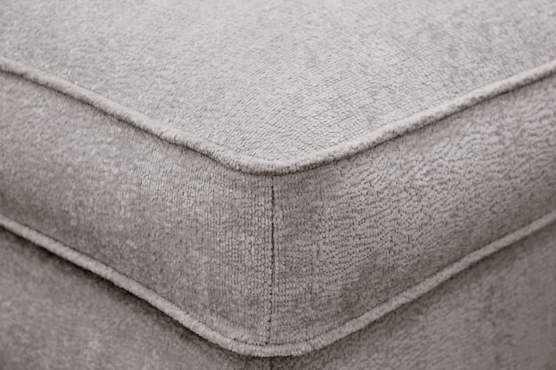 Rossita lyx Fotskammel - Grå/Brun Chenille - Møbler - Stoler - Krakk - Fotskammel