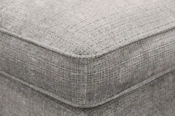 Rossita lyx Fotskammel - Lysegrå Chenille - Møbler - Stoler - Krakk - Fotskammel