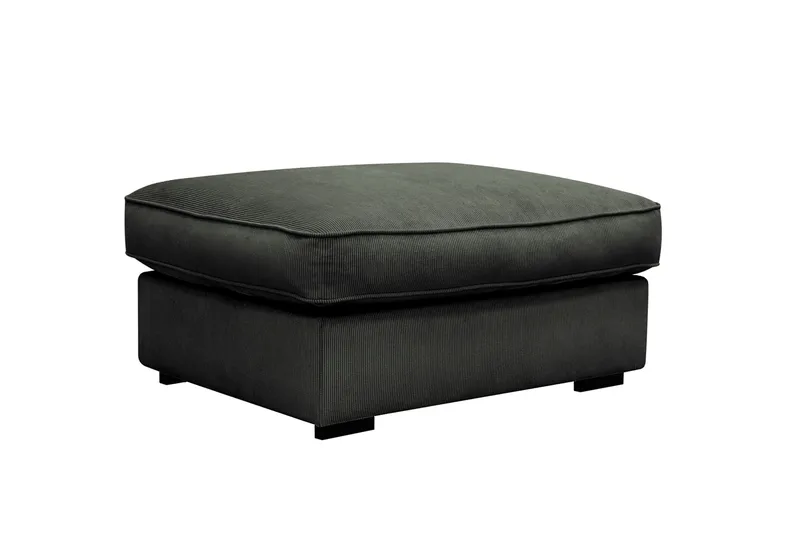 Rossita lyx Fotskammel, Mørk grønn Kordfløyel