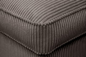 Rossita lyx Fotskammel - Mørkegrå Kordfløyel - Møbler - Stoler - Krakk - Fotskammel