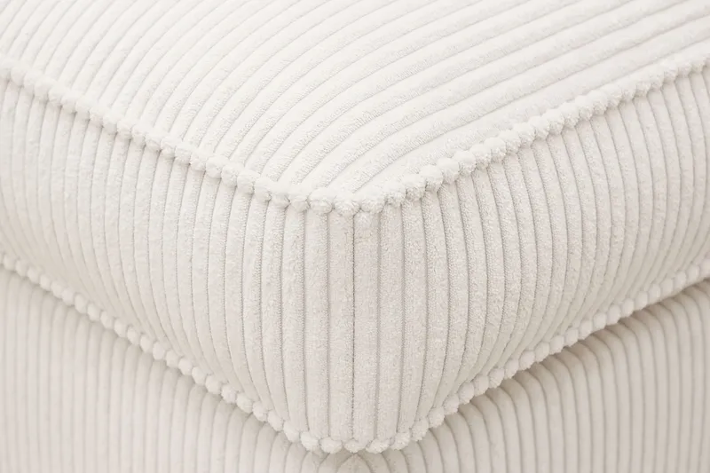 Rossita lyx Fotskammel - Offwhite Manchester - Møbler - Stoler - Krakk - Fotskammel