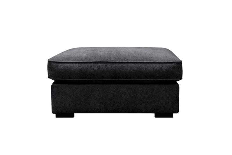 Rossita lyx Fotskammel - Svart Chenille - Møbler - Stoler - Krakk - Fotskammel